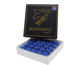Sola ponteira azul em couro Montante caixa com 50 unidades