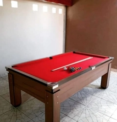 MESA DE BILHAR CAÇAPA 2,25 X 1,25 MADEIRA MDF