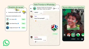 Celebrando o futebol com novos recursos no WhatsApp