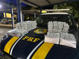 Cerca 45 mil comprimidos de rebite s&atilde;o apreendidos na BR-153, em Porangatu