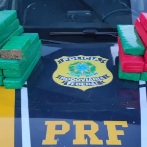 PRF apreende cerca de 40 kg de maconha na BR-050, em Catal&atilde;o (GO)