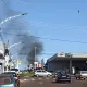 Bombeiros combatem princípio de incêndio em loja