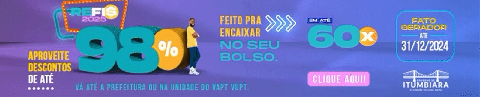 Esta imagem pode conter informações sobre REFIS Prefeitura Municipal de Itumbiara 2025 - 