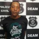 Preso em flagrante autor de violência doméstica