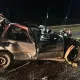Colisão traseira entre carro e caminhão deixa vítima fatal em Anápolis