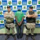 Indivíduo é preso por mandado de prisão em aberto e porte ilegal de arma de fogo