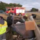Capotamento seguido de colisão em poste deixa 2 mortos e 2 feridos