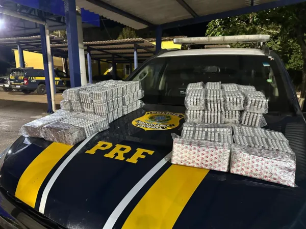 Cerca 45 mil comprimidos de rebite s&atilde;o apreendidos na BR-153, em Porangatu