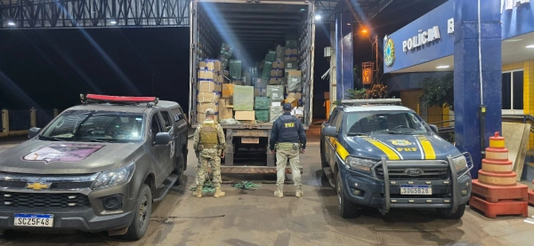PRF e COD realizam maior apreens&atilde;o de contrabando e descaminho do Brasil em 2026