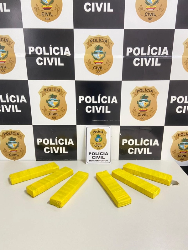 PCGO flagra menor com 6kg de maconha que seria comercializada no Carnaval