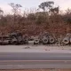 Carreta tomba na BR-414, em Corumbá de Goiás, e motorista morre no local