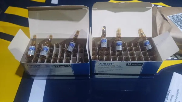PRF apreende quase 100 ampolas de morfina irregulares na BR-060