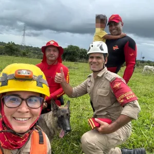 Resgate de criança desaparecida em Campestre