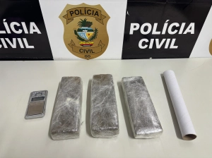 Polícia Civil prende jovem em flagrante por tráfico de drogas