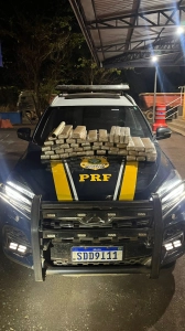 PRF apreende 52 kg de maconha durante fiscalização na BR-060