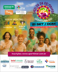 Corrida de rua agita início da primavera em Goiatuba