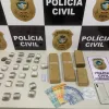 Polícia Civil prende dois por tráfico e apreende muita droga