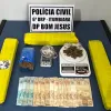 Homem é preso em flagrante por tráfico de drogas
