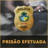 PC prende acusado de porte ilegal de arma de fogo