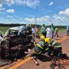 Bombeiros resgatam vítima presa nas ferragens
