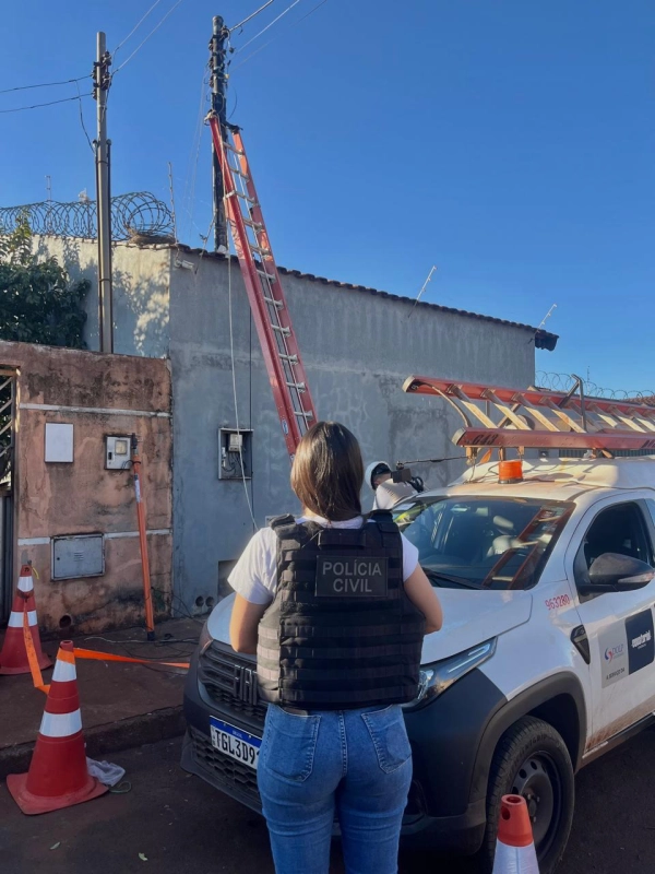 PC realiza mais uma prisão por furto de energia elétrica