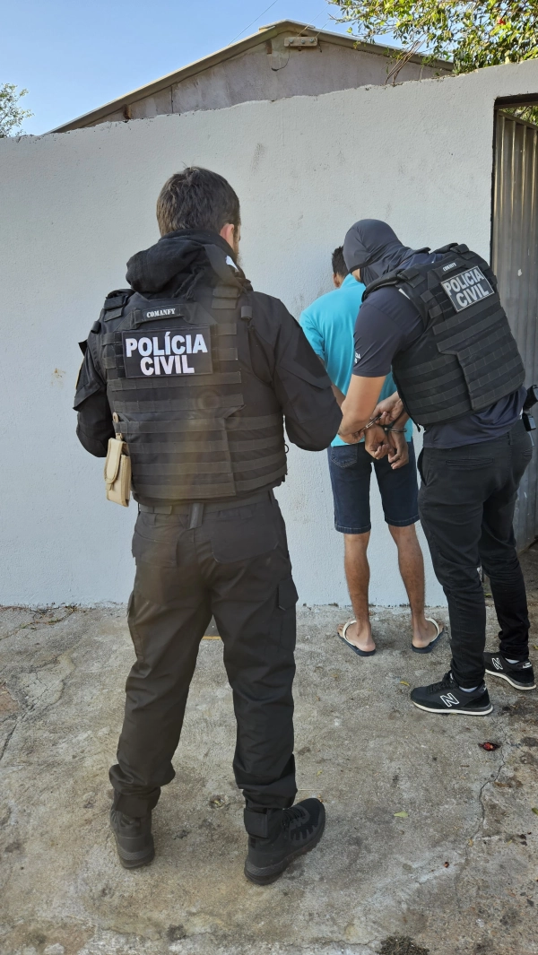 PC cumpre mandado de prisão preventiva contra autor de homicídio em Joviânia